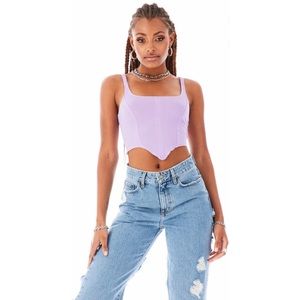 LF Lavender Corset Top